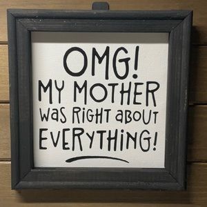 OMG! Reversed Canvas